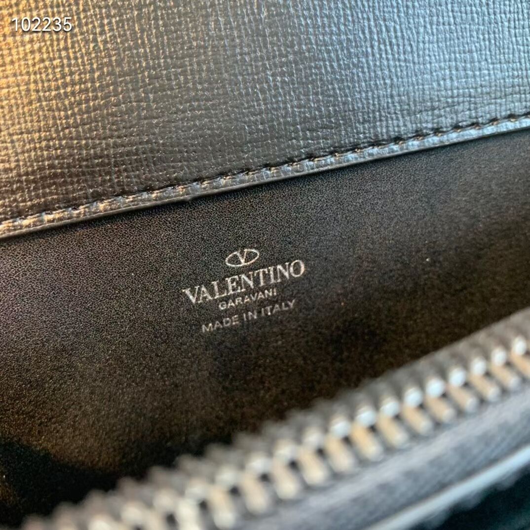 VALENTINO Origianl leather tote bag V4071B black