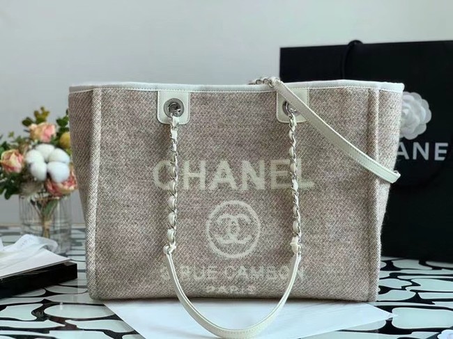 Chanel Shopping bag MM A67001 Cream