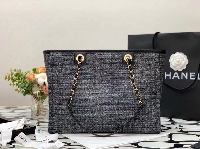 Chanel Shopping bag MM A67001 black