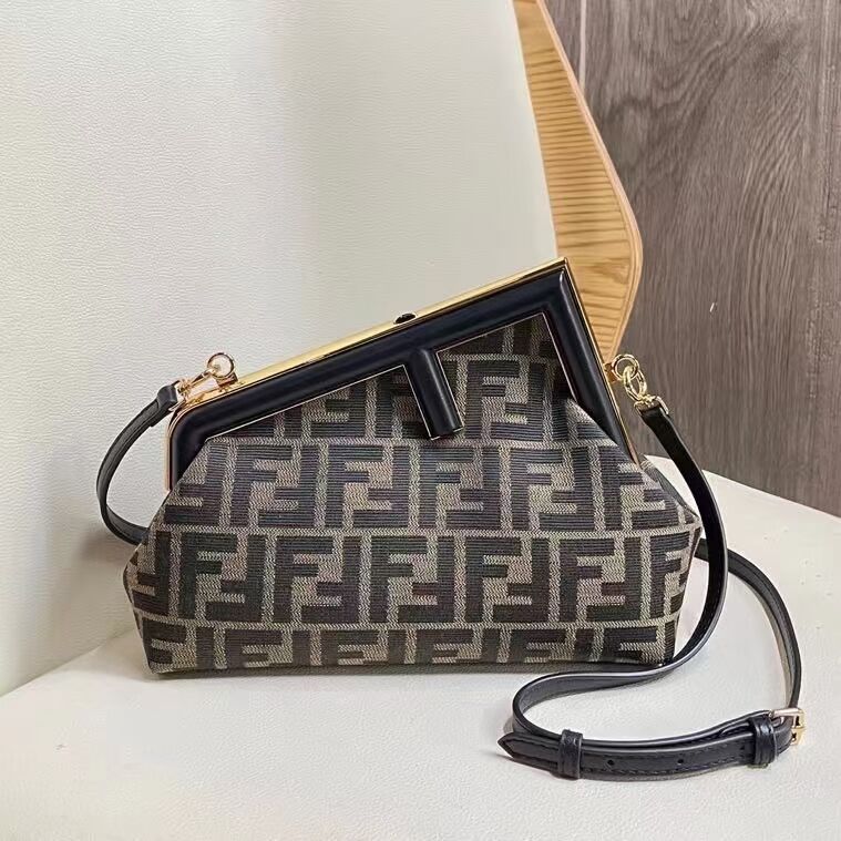 FENDI FIRST fabric bag 5FB2322 black