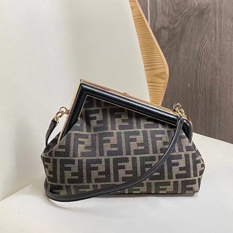 FENDI FIRST fabric bag 5FB2322 black