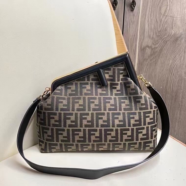 FENDI FIRST fabric bag 5FB2323 Black