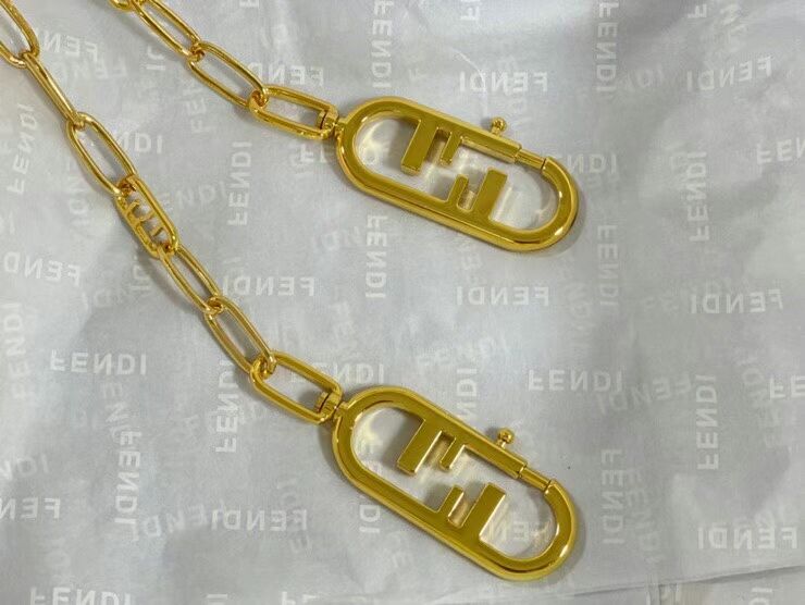 FENDI Shoulder strap gold 8792