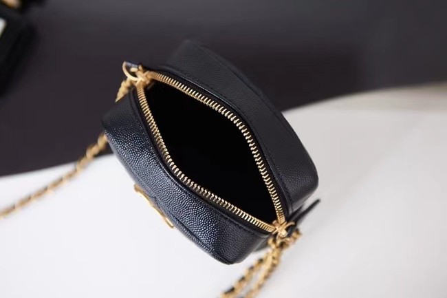 Chanel mini Shoulder Bag Grained Calfskin AS2857 black