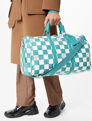 Louis Vuitton KEEPALL BANDOULIERE 45 N80404 Teal