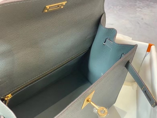 Hermes Original Epsom Leather KEL2578 Elephant grey