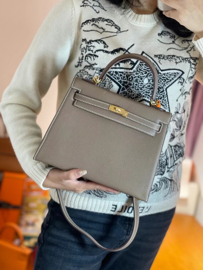 Hermes Original Epsom Leather KEL2578 grey