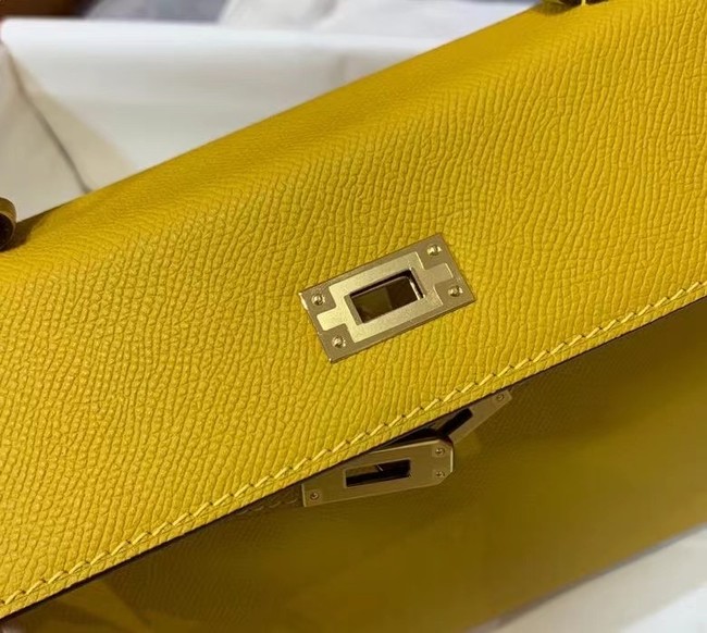 Hermes Original Epsom Leather KEL2578 lemon