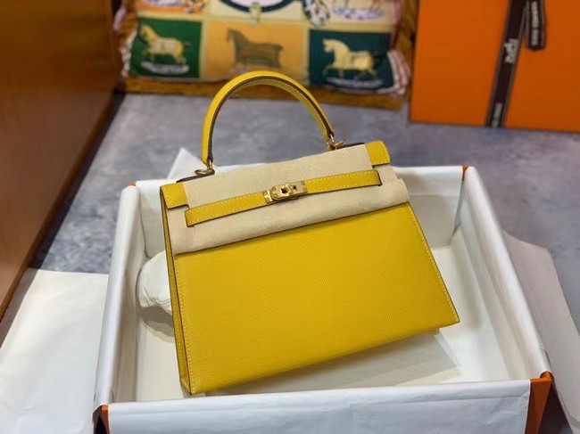 Hermes Original Epsom Leather KEL2578 lemon