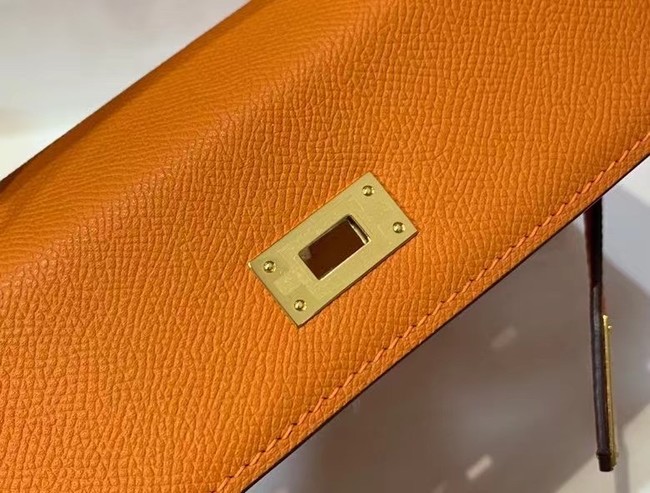 Hermes Original Epsom Leather KEL2578 orange