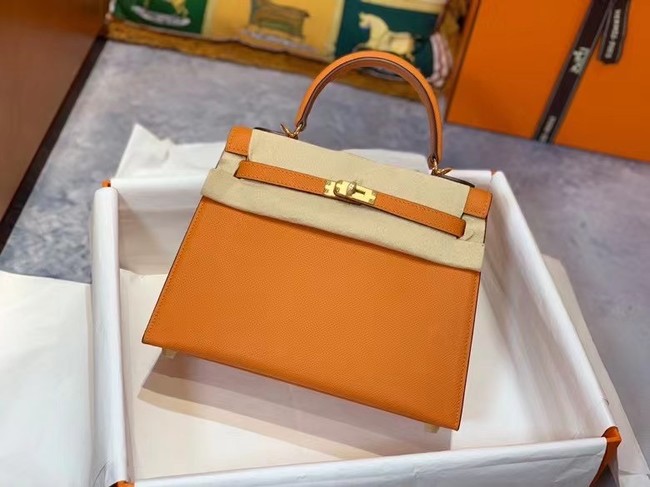 Hermes Original Epsom Leather KEL2578 orange