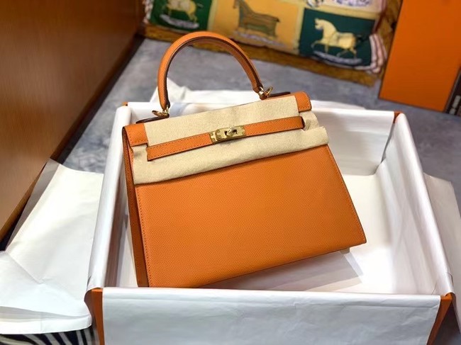 Hermes Original Epsom Leather KEL2578 orange