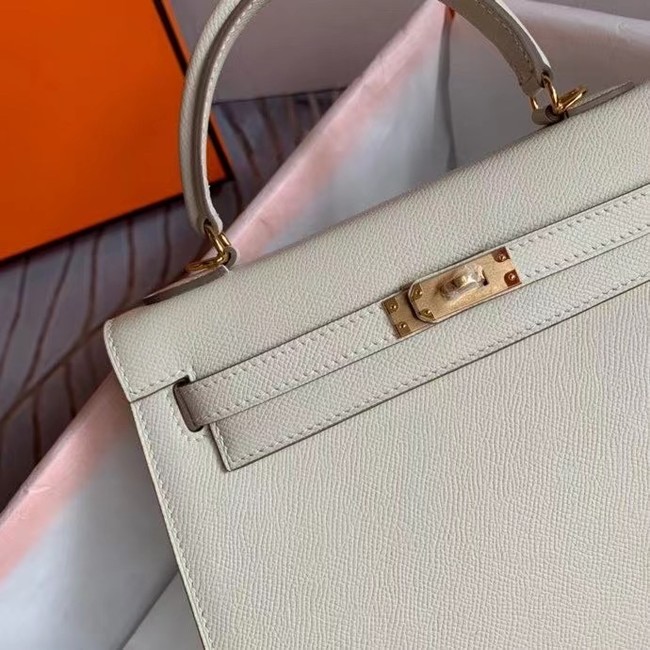 Hermes Original Epsom Leather KEL2578 white