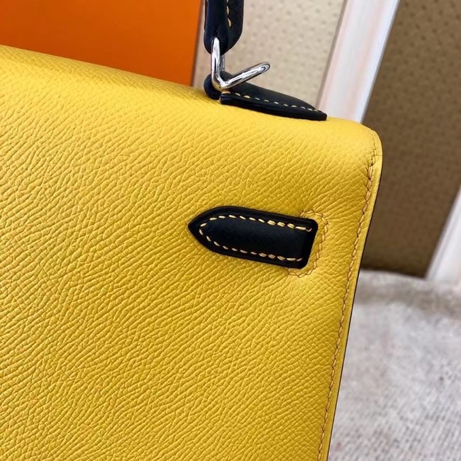 Hermes Original Epsom Leather KEL2578 yellow&black