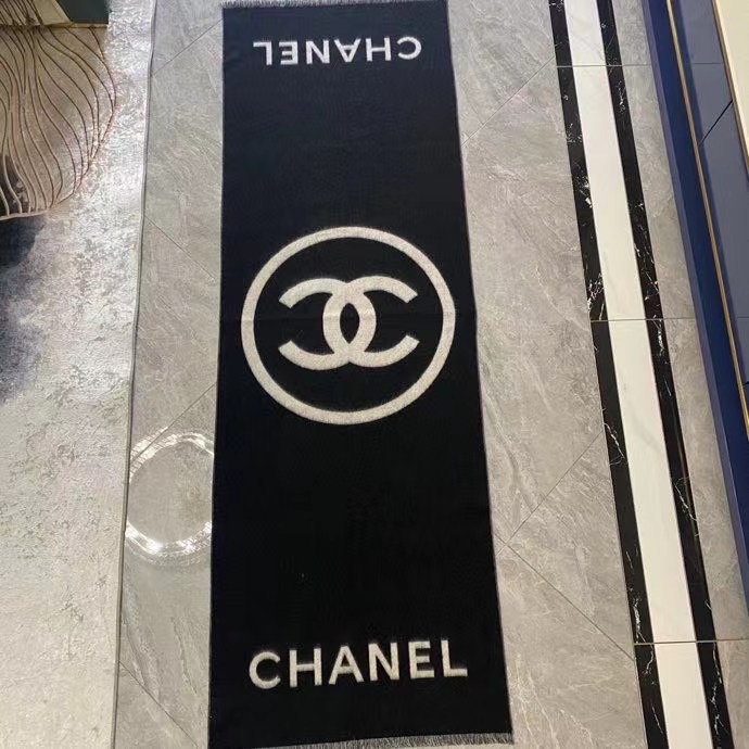 Chanel scarf Wool&Cashmere 33669