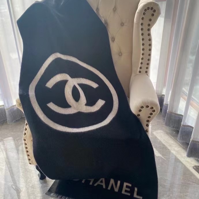 Chanel scarf Wool&Cashmere 33669