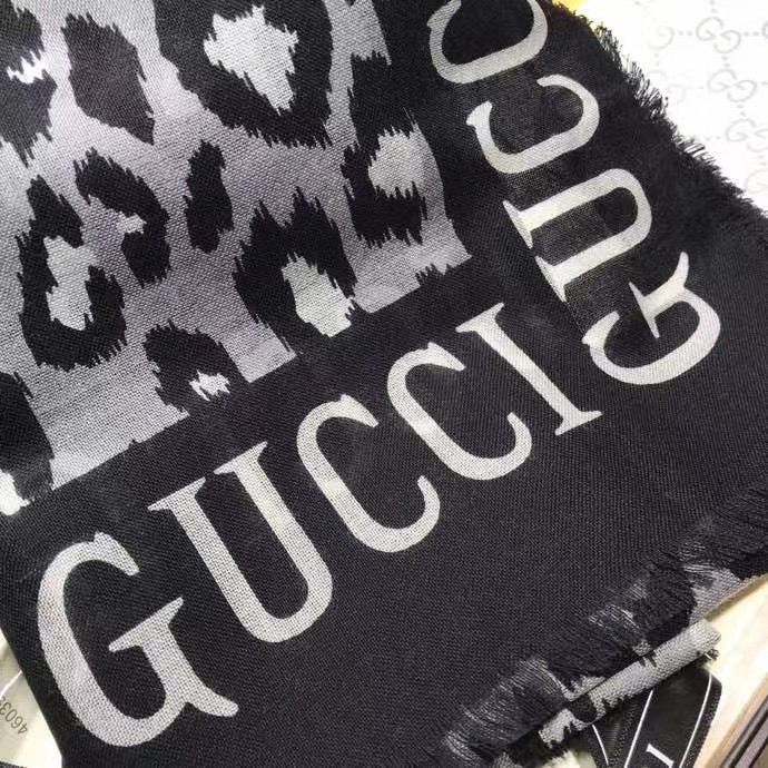 Gucci scarf Wool&Cashmere 33668-2