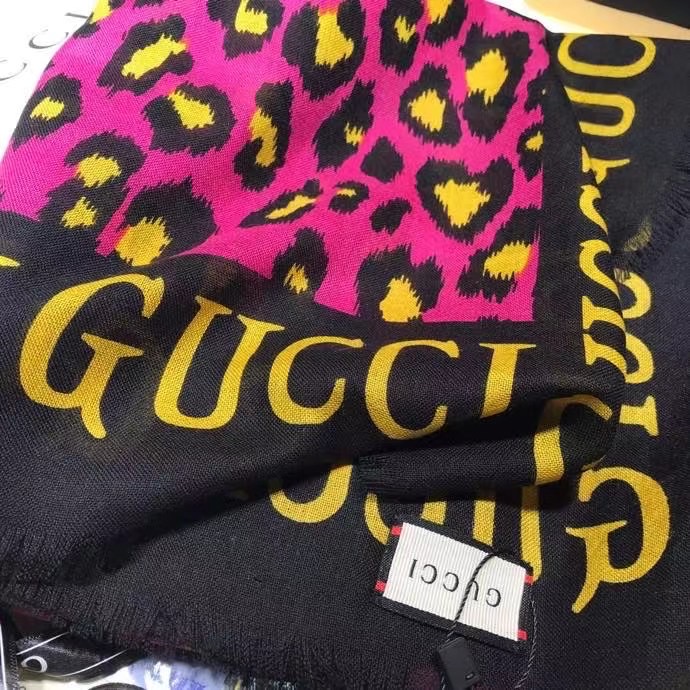 Gucci scarf Wool&Cashmere 33668-3