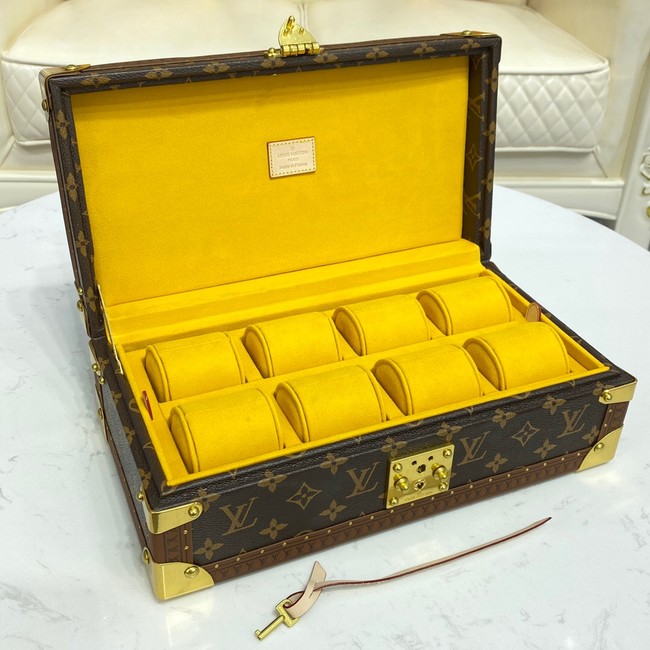 Louis Vuitton 8 WATCH CASE M47641 yellow