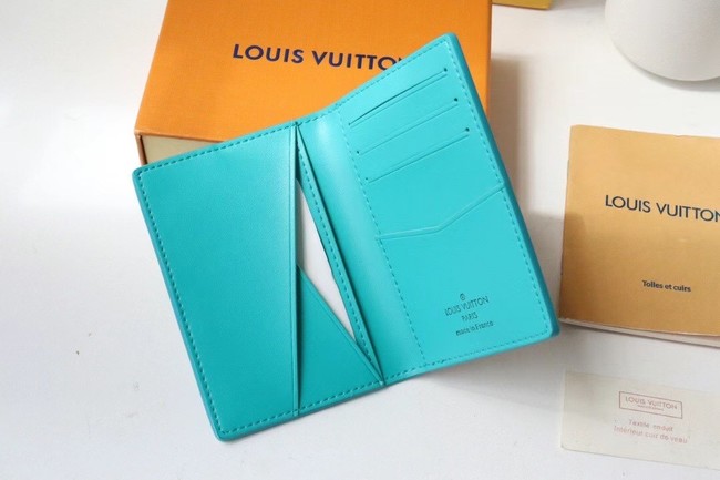 Louis Vuitton POCKET ORGANIZER M60495 light blue