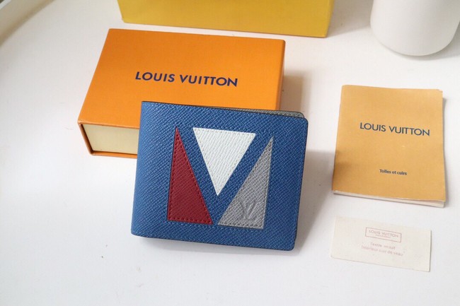 Louis Vuitton MULTIPLE WALLET M30799 blue