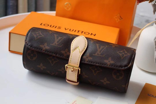 Louis Vuitton Monogram Canvas 3 Watch Case M47530-6