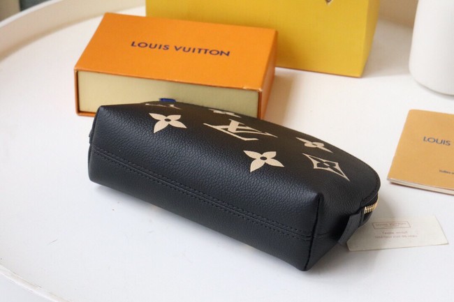 Louis Vuitton POCHETTE COSMETIQUE PM M59086 Black&Beige