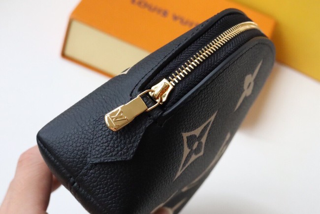 Louis Vuitton POCHETTE COSMETIQUE PM M59086 Black&Beige