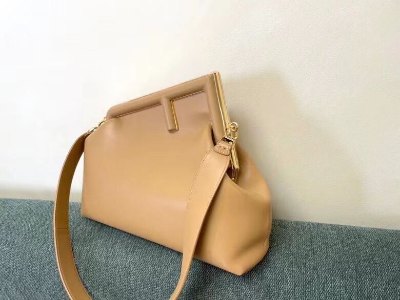 FENDI FIRST MEDIUM leather bag 8BP127AB Beige