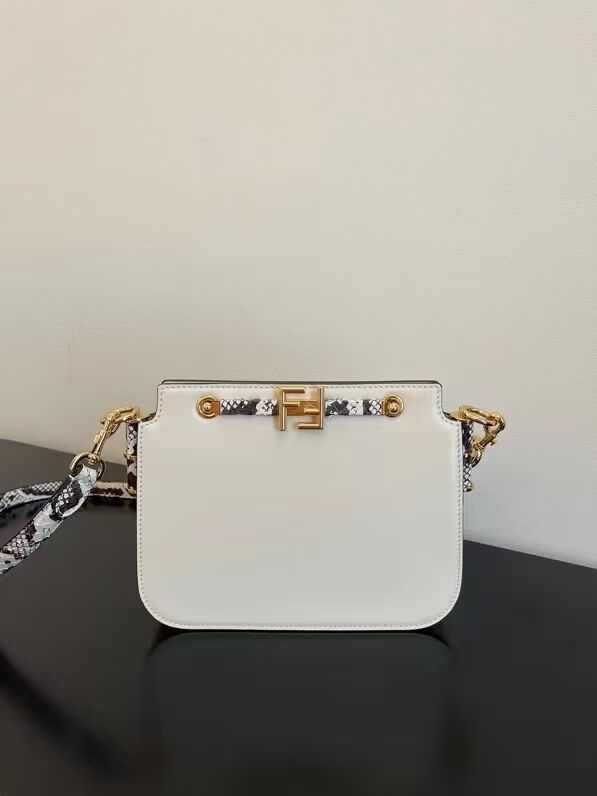 FENDI TOUCH leather bag 8BT349AH white