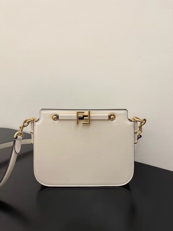 FENDI TOUCH leather bag 8BT349AHK2 white