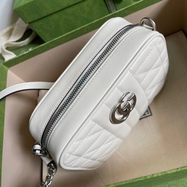 Gucci GG Marmont mini shoulder bag 634936 white