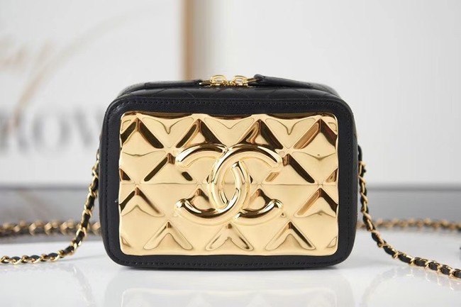 Chanel mini leather Shoulder Bag AP2393 black