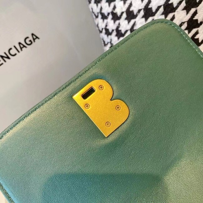 BurBerry Leather Shoulder Bag 80195 green