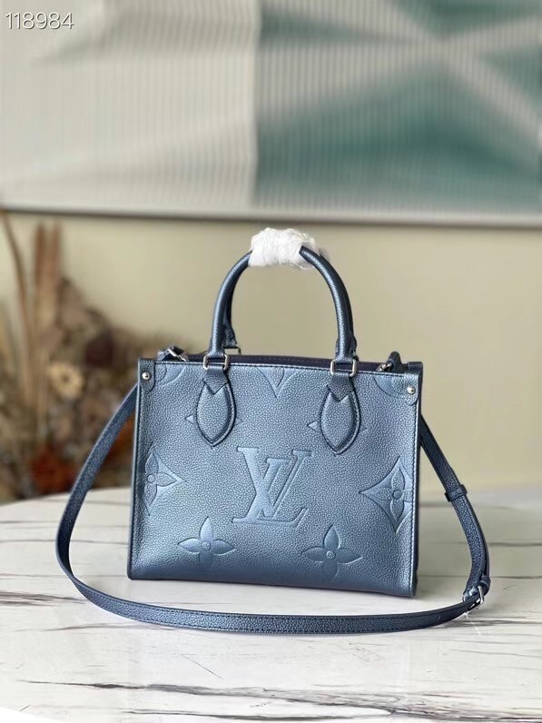 Louis Vuitton ONTHEGO PM M58956 Navy Nacre