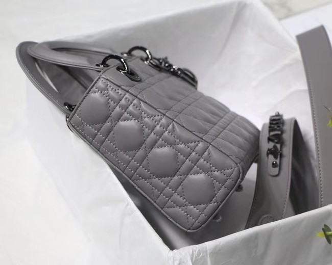 LADY DIOR MY ABCDIOR BAG Cannage Lambskin M0538I gray