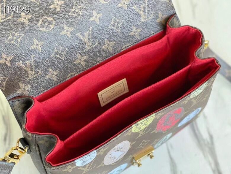 Louis Vuitton Monogram Canvas Pochette Metis Original Leather M40780 Badge 