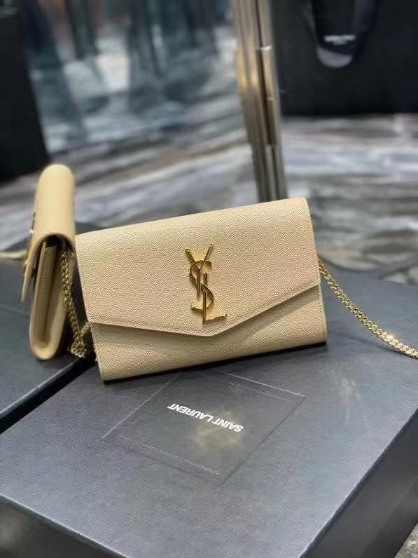 Yves Saint Laurent Calf leather cross-body bag Y707788 BEIGE