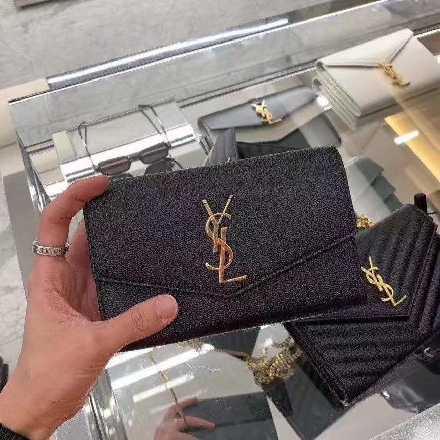 Yves Saint Laurent Calf leather cross-body bag Y707788 black