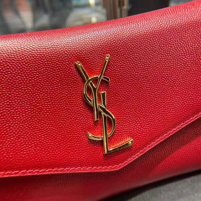 Yves Saint Laurent Calf leather cross-body bag Y707788 red