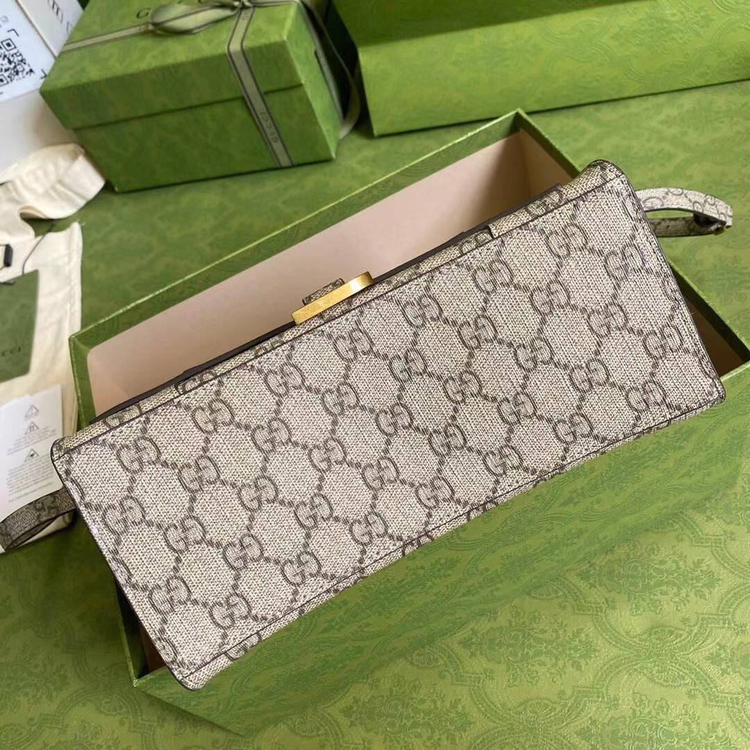 Gucci Hourglass XS Top Handle Bag 28332S gray