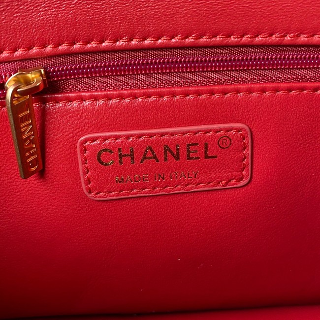 CHANEL MEDIUM FLAP BAG AS2820 red