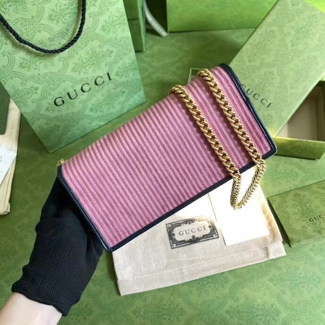 Gucci Horsebit 1955 chain wallet 621892 pink