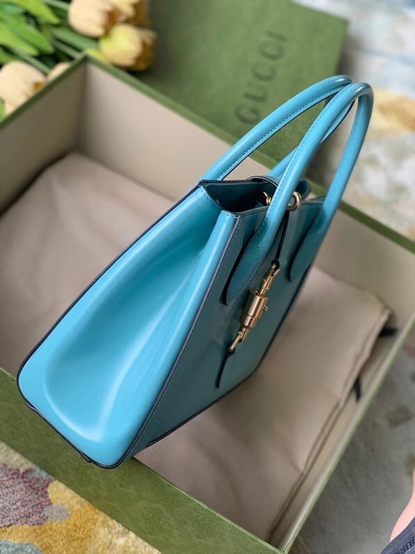 Gucci Jackie 1961 medium tote bag 649016 light blue