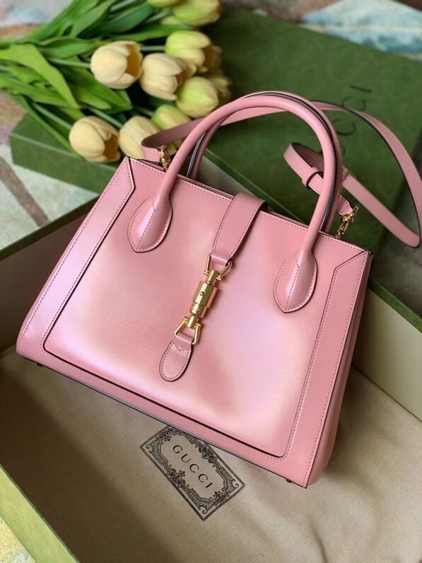 Gucci Jackie 1961 medium tote bag 649016 pink