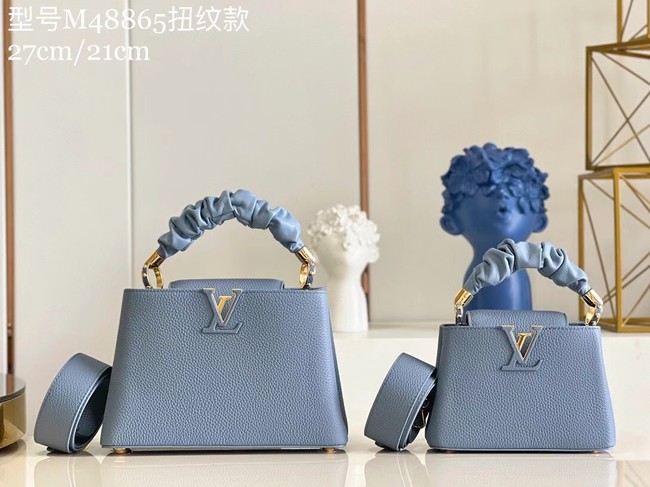 Louis Vuitton CAPUCINES MINI M58586 Dusk Blue