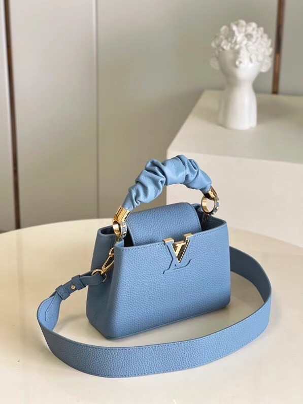 Louis Vuitton CAPUCINES MINI M58586 Dusk Blue