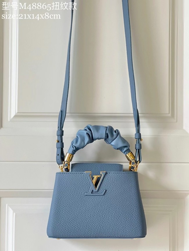 Louis Vuitton CAPUCINES MINI M58586 Dusk Blue