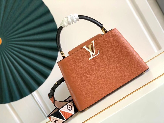 Louis Vuitton CAPUCINES MM M58608 brown