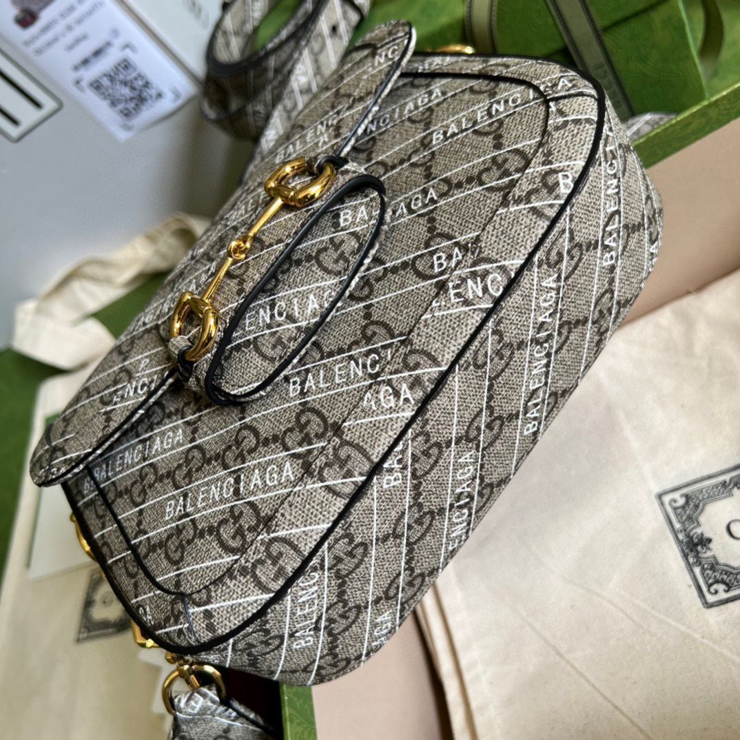 Gucci The Hacker Project GG Supreme Balenciaga LOGO 658574 Coffee